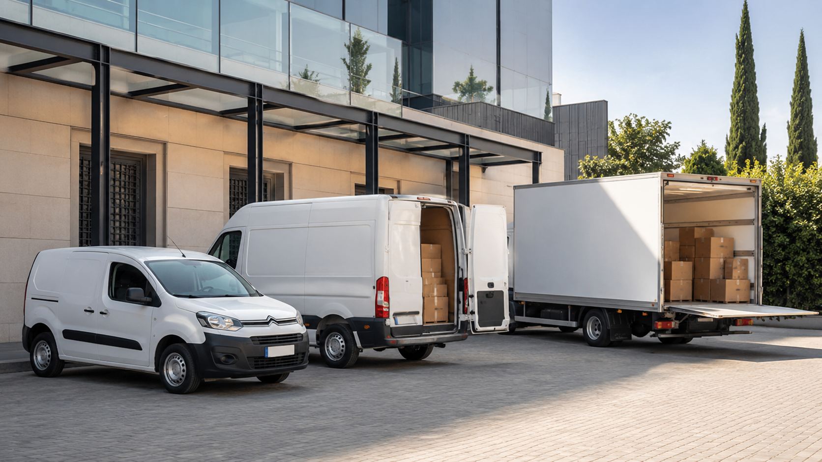 Servizio di trasloco professionale con furgoni attrezzati per privati e aziende a Firenze